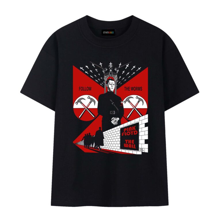Follow The Worms The Wall Pink Floyd Shirt