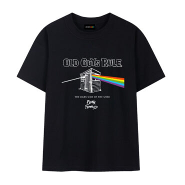 Old Guys Rule T-Shirt Dark Side of the Shed plank floored Pink Floyd Shirt