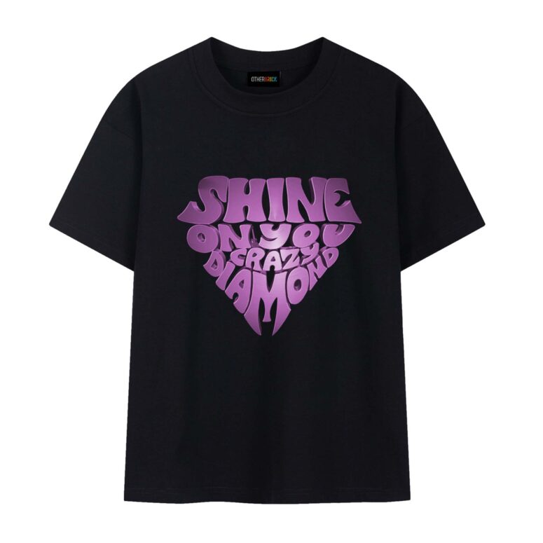 Shine On You Crazy Diamond 3D Typo Pink Floyd Shirt