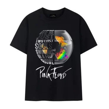 We're Just Two Lost Souls Swimming In A Fish Bowl Wish You Were Here Pink Floyd Shirt