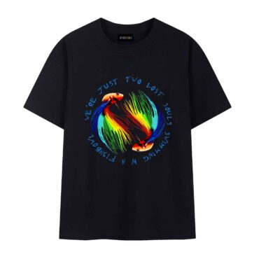 We're just two lost souls Swimming in a fish bowl Version 5 Pink Floyd Shirt