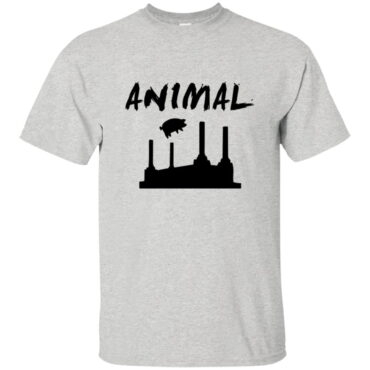 White Animal Pink Floyd Shirt