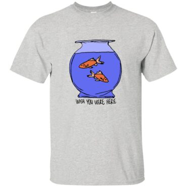 Wish You Were Here Fish in Bowl Pink Floyd Shirt