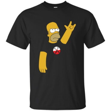 Simpson x The Wall Pink Floyd Shirt