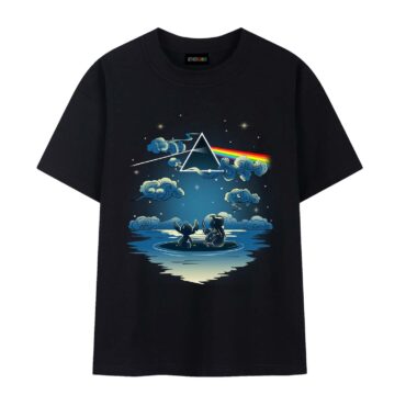 Lilo And Stitch Starry Sky Pink Floyd Shirt