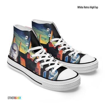 Wish You Were Here Animals DSOTM Album Collage - Pink Floyd Canvas Shoes