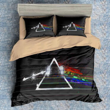 DSOTM Black Pink Floyd Bedding Set