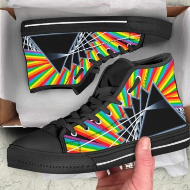 You've Got To Be Crazy Rainbow - Pink Floyd Canvas Shoes