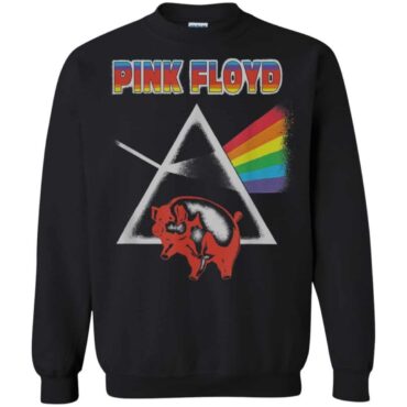Pink Floyd Retro Dark Side of the Moon Pig Shirt