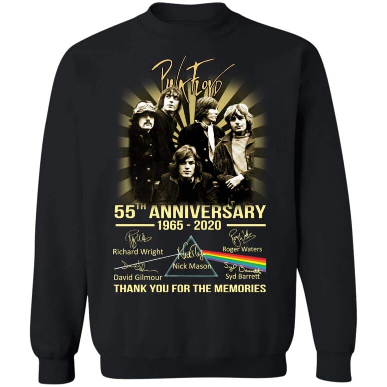 Pink Floyd 55th Anniversary 1965 - 2020 Thanks for the Memories Shirt