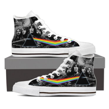Dark Side Of The Moon Portrait Band - Pink Floyd Canvas Shoes