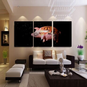 Pink Floyd's Flying Pig Canvas