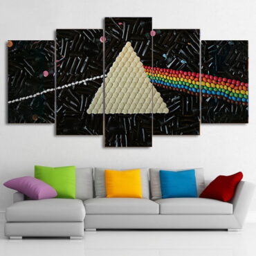 Dark Side Of The Moon Candy Pink Floyd Canvas