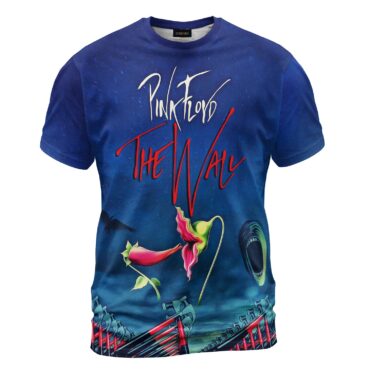 The Wall Hammer Flower Screaming Face Pink Floyd Shirt