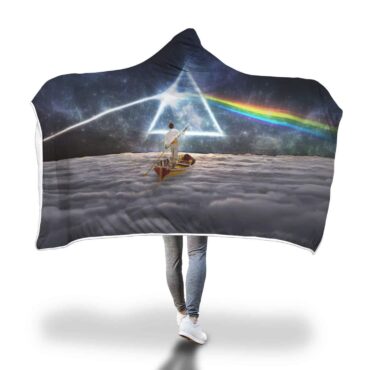 Pink Floyd Endless River Dark Side Of The Moon Hooded Blanket
