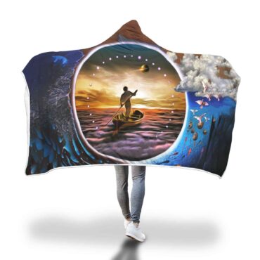 Pink Floyd The Endless River Hooded Blanket