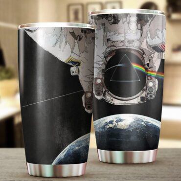 Dark Side Of The Moon Astronaut Stainless Steel Pink Floyd Tumbler Cup