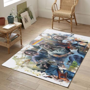 Pink Floyd OilPaint Artwork Rug
