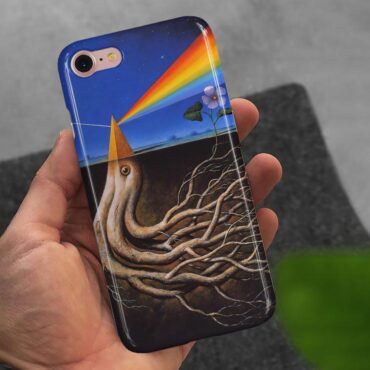 Dark Side Of the Root Art Pink Floyd Phone Case