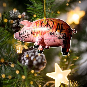 Pink Floyd's Flying Pig - Pink Floyd Ornament