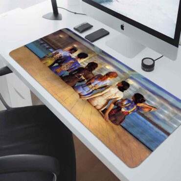 Pink Floyd Back Art - Pink Floyd Mouse Desk Pad