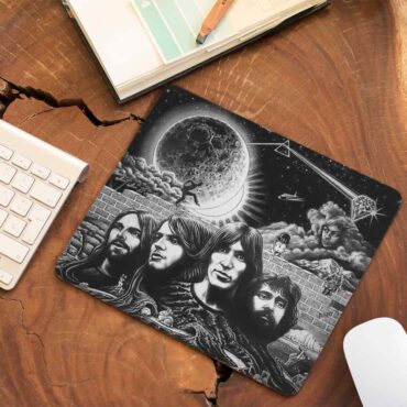Pink floyd psychedelism - Pink Floyd Mouse Desk Pad
