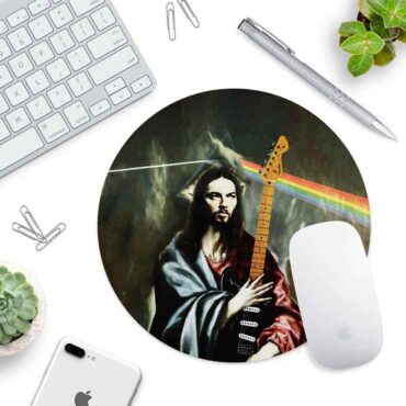 The Prophecy Of Prog, David Gilmour Jesus - Pink Floyd Mouse Desk Pad