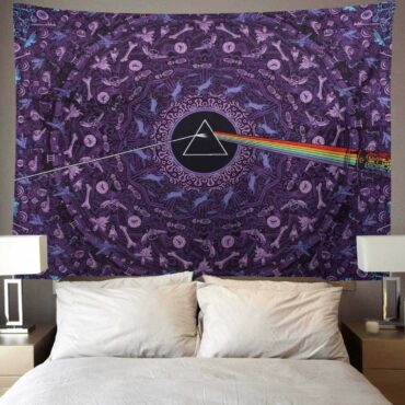 Pink Floyd Dark Side of the Moon Album Psychedelic Tapestry