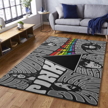 Pink floyd Member Art - Pink Floyd Rug
