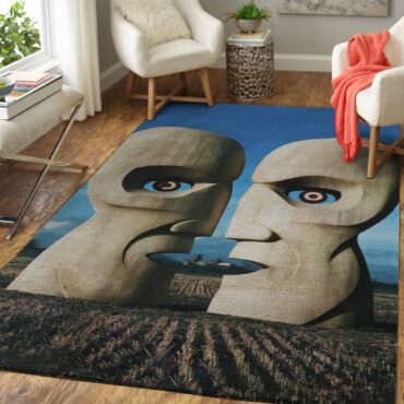 Division Bell - Stone Heads - Pink Floyd Rug