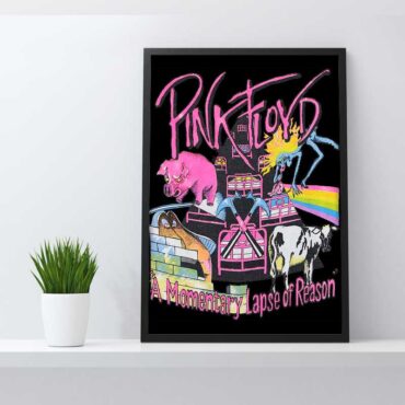 1987 Pink Floyd A Momentary Lapse Of Reason Tour Canvas