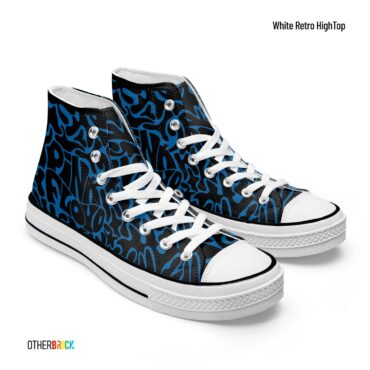 Rock Cosmic Psychedelic Blue - Pink Floyd Canvas Shoes