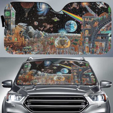 Echoes From The Darkside Of The Moon Pink Floyd Auto Sun Shade