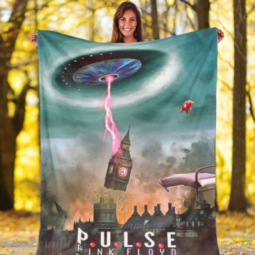 Pink Floyd Fleece Blanket - Power of Pulse Premium