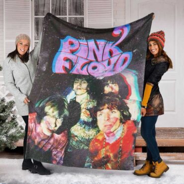 Pink Floyd Fleece Blanket - Psychedelic Art Premium