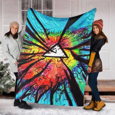 Pink Floyd Fleece Blanket - Psychedelic Premium
