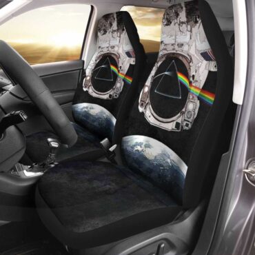 Pink Floyd Car Seat Cover Airbag Compatible - Dark Side Of The Moon Astronaut