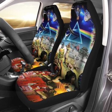 Music is always by your side Pink Floyd Car Seat Cover Airbag Compatible