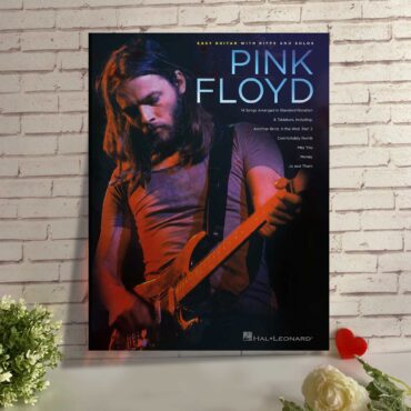 David Gilmour Easy Guitar with Riffs and Solos Pink Floyd Metal Sign