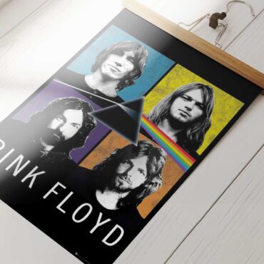 Pink Floyd Poster - David Gilmour Roger Waters Rick Wright And Nick Mason
