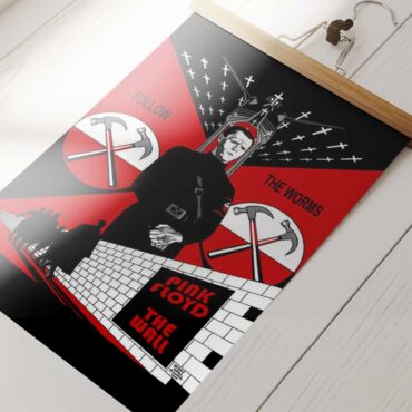 Pink Floyd Poster - Follow The Worms The Wall