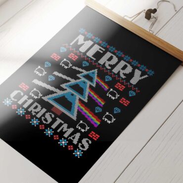 Pink Floyd Poster - Merry Christmas Dark Side Of The Moon