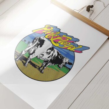 Pink Floyd Poster - Distant Bells Atom Heart Mother Shirt