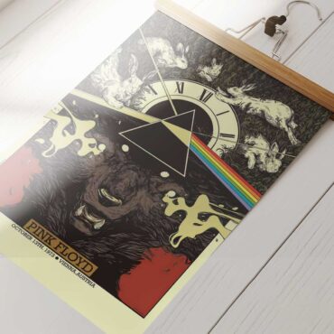 Pink Floyd Poster - October 13 1973 Vienna Austria