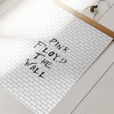 Pink Floyd Poster - The Wall background
