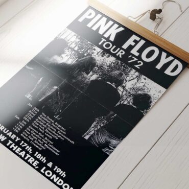 Pink Floyd Poster - UK Concert Tour 72