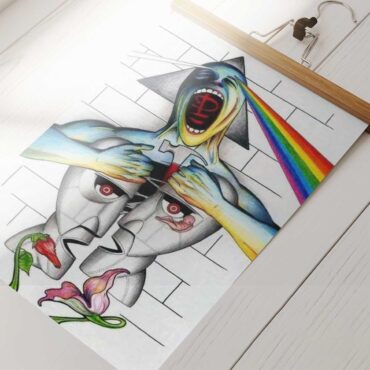 Pink Floyd Poster - The Division Bell x Dark Side Of The Moon
