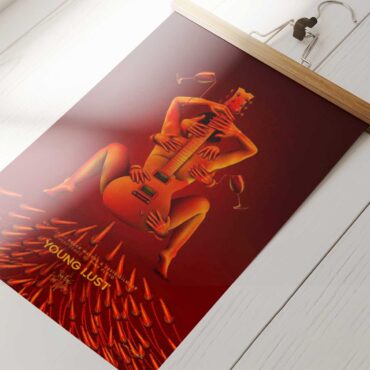 Pink Floyd Poster - Young Lust Fan Art