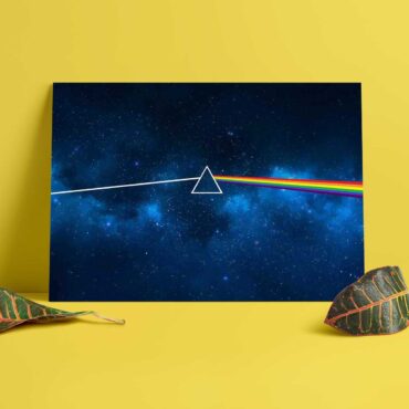 Pink Floyd Poster - Dark Side Of The Moon Art Blue