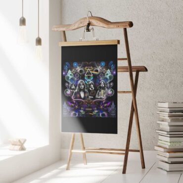 Pink Floyd Poster - Dark Side Of The Moon Psychedelic Abstract Art